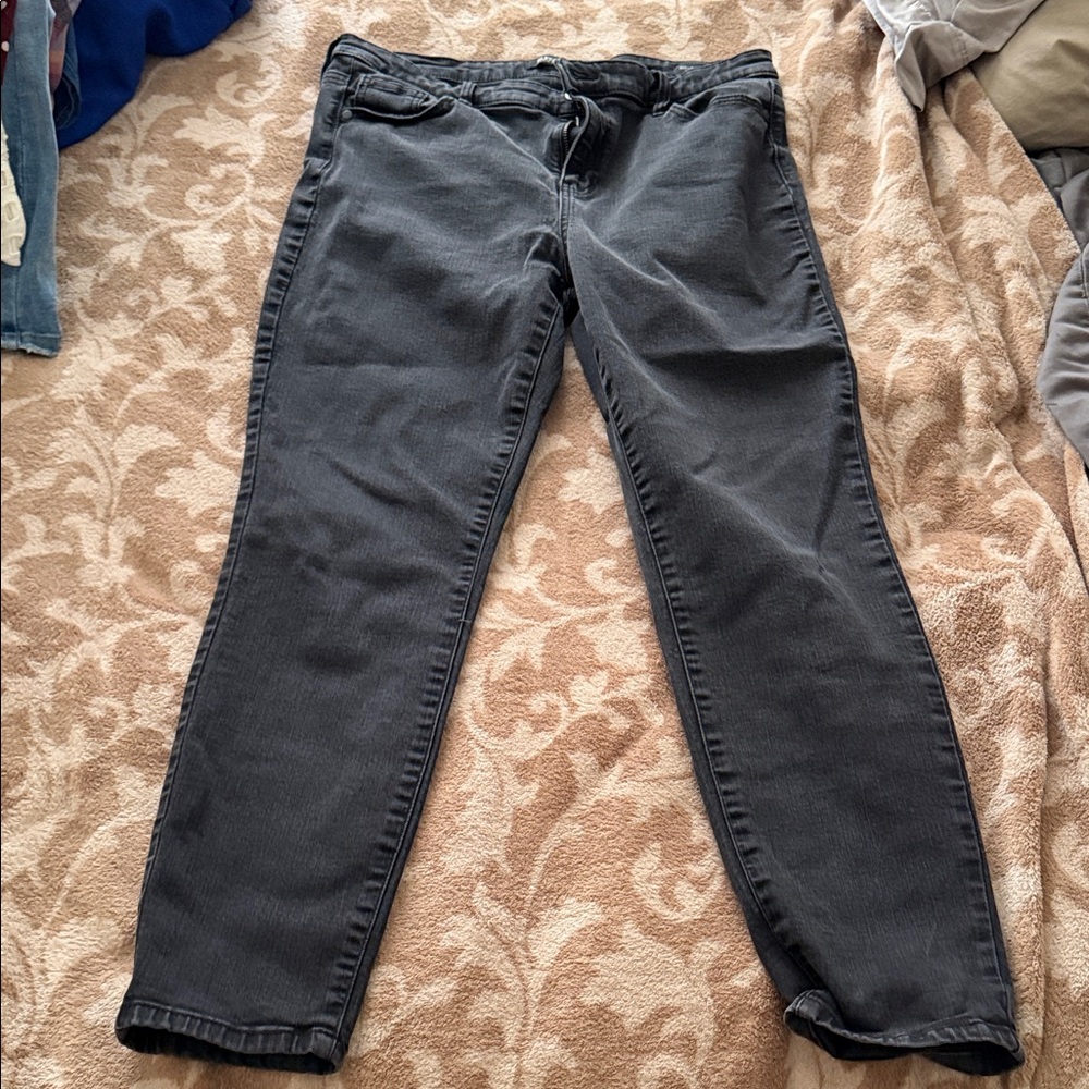 Buffalo David Bitton Women's Straight Leg Jeans in Charcoal Black